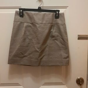 J.Crew Factory taupe textured mini skirt Size 2